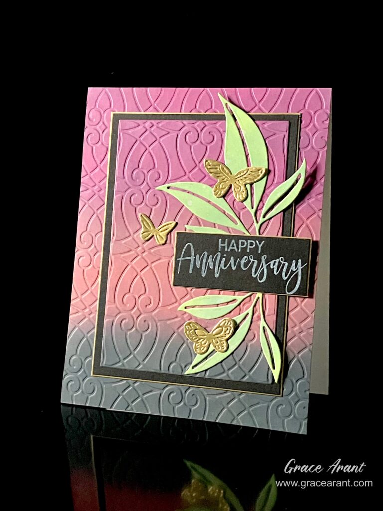 Evening Garden Walk: An Anniversary Card
